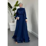 Şulemoda Giyim Çimen Abiye Lacivert