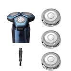 Suleto SH70/71 Philips Norelco Serisi 7000 Tıraş Makinelerine Uygun Yedek Başlıklar Bıçakları, Norelco Serisi 7000 için SH70 Yedek Bıçaklar 7500 7530 S7370 S7371 S7720 için Tıraş Makinesi Başlıkları 7500 3'lü Paket OEM Yükseltme