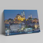 Süleyman Camisinde Gece 70 x 100 Kanvas Tablo