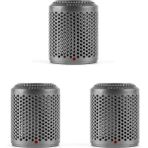 Sulhul 3x Suitable For Hair Dryer HD01 HD03 HD08 Dustproof Outer Filter Cover Vacuum Cleaner Accessories Bright Grey (Yurt Dışından)