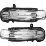 Sulhul Pair Rearview Mirror Turn Signal Light Indicator Lamp For W203 C-Class C280 C320 C350 Left & Right 01-07 (Yurt Dışından)