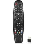 Sulhul Tv Için Evrens Uzaktan Kumanda AN-MR600A AN-MR650A AN-MR18BA AN-MR19BA 55UK6200 42LF652V 55UF8507 49UH619V(B) (Yurt Dışından) - Siyah