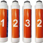 SULOOK 1401 Waterlife Uyumlu 4 lü Filtre Seti - TAKÇEVİR 4 lü Su Arıtma Filtresi