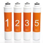 SULOOK 1918 Lotto Filters Waterlife Su Arıtma Cihazlarına Uyumlu 4'lü Set Filtre