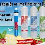 SULOOK 2101 Su Arıtma Filtre Seti Inline Set Lg Kuno Membran (En İyi Fiyatlı Set)*