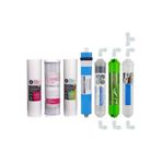 SULOOK 236 Su Arıtma Cihazı Filtresi 7'li Filtre Seti Paket Açık Kasa Quick Bağlantılı Inline