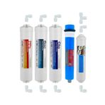 SULOOK 332 Aquanature Kapalı Kasa Su Arıtma Cihazı 5 Li Inline Filtresi Seti 5 Aşamalı & Kuno Membran