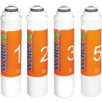 SULOOK 3550 Waterlife Uyumlu Waterfil Su Arıtma Filtre 4lü Filtre Seti