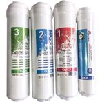 SULOOK 3731 Su Arıtma Cihazları Için Eco Inline 12 Filtre Seti 4'lü