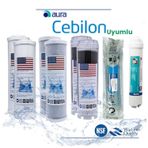 Sulook İhlas Aura Cebilion Uyumlu Su Arıtma 2 Yıllık Filtre Seti Lg Membranlı