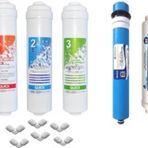 Sulook Kapalı Kasa Su Arıtma Cihazları Için Quick Girişli 80 Gpd Membran 5 Aşamalı Filtre Seti