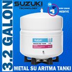 Sulook SUZUKI TECHNOLOGY, 12 Litre 3.2 Galon Metal Su Arıtma Tankı