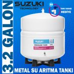 SULOOK szk3.2tank03 Tüm Su Arıtma Cihazlarına Uyumlu 12 Litre 3.2 Galon Metal Tank