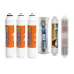 Sulook Waterlife Su Arıtma Cihazı Uyumlu Tak-Çevir 6'lı Filtre Seti, 10 Aşamalı, Lg Membranlı (Beyaz)