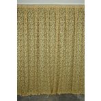Sultan 2 Model Gold Renk Tek Kanat Hazir Dikilmis Pileli Fon Perde 300*260 Cm