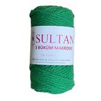 Sultan 3 Büklüm Makrome İpi 250 gr 028 Benetton Yeşil