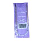 Sultan Çelik Telli Misinalı Şiş Numara 5 ( 5,0 mm) 80 cm (iki şiş arasi ölçüsü 80 cm'dir.)