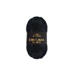 Sultan Dream Soft 935 Siyah Kadife İp 100Gr 1 Adet