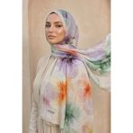 Sultan Eşarp Sultan Desenli Bambu Kraş Şal - Aylin Modeli - DK03-01