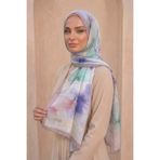 Sultan Eşarp Sultan Desenli Bambu Kraş Şal - Aylin Modeli - DK03-02