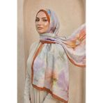 Sultan Eşarp Sultan Desenli Bambu Kraş Şal - Aylin Modeli - DK03-07