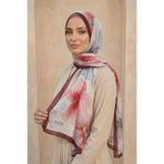 Sultan Eşarp Sultan Desenli Bambu Kraş Şal - Aylin Modeli - DK03-13