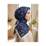 Sultan Eşarp Sultan Fresh Pamuk Eşarp - Çıtır Çiçek Deseni - SFE005-11 - Lacivert
