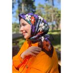 Sultan Eşarp Sultan Fresh Pamuk Eşarp - Uçuşan Çiçekler - SFE009-02