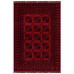 Sultan Halı Kırmızı Renkli Afgan Tarzı Altı Kaymaz Yıkanabilir Şönil Kilim