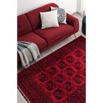 Sultan Halı Kırmızı Renkli Afgan Tarzı Şönil Kilim