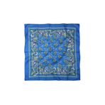 Sultan İpek Desenli Pamuklu Fular 75x75cm