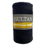 Sultan Pamuk Koton Cotton Sim Makrome Ipi 250 gr - 632 Siyah Lacivert