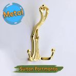 Sultan Portmanto Askı Gold Altın Vestiyer Dolap Askılık Askılığı Duvar Banyo Mutfak Elbise Askısı