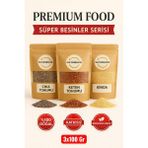 Sultanbahçe Fit Yaşam Paketi - Chia Tohumu | Keten Tohumu | Kinoa | Çiya Tohumu - 300 gr