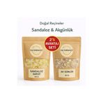 Sultanbahçe Sandaloz Sakızı & Akgünlük Sakızı - 2'li Set - Bitkisel Reçine Doğal Sandaloz Ak Günlük Sakızı