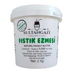 Sultangazi 2 kg Şekersiz Katkısız Fıstık Ezmesi