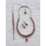 Sultanit Taşlı Gerdanlıklı Bileklikli Gümüş Set