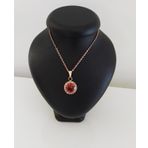 Sultanit (Zultanit) Rose Gold Renk Bukalemun Zirkon Doğal Taşlı Kolye