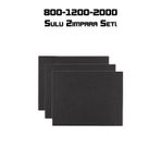 Sulu Zımpara Seti 3'lü (800-1200-2000 kum) A4 Boyutunda