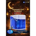 Sumarkt S-max 10 Aşama 12 Lt Metal Tanklı Süper Membran Teknolojili Mineralli Pompalı Su Arıtma Cihazı Beyaz