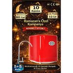 Sumarkt S-tron 10 Aşamalı 12 Lt Metal Tanklı Membran Teknolojili Mineralli Pompalı Su Arıtma Cihazı Beyaz