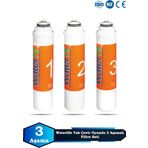 Sumarkt Waterlife Su Arıtma Cihazı Uyumlu 3 Aşama 6 Aylık Filtre Bakım Seti