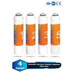 Sumarkt Waterlife Su Arıtma Cihazı Uyumlu 4 Aşama Tatlandırıcılı Filtre Bakım Seti