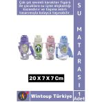 #Sumatarası Ofis Okul Spor Çocuk Su İçme Alışkanlığı Kazanma Sevimli 3D Figürlü Askılı Su Matarası