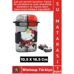 #Sumatarası Ofis Okul Spor Çocuk Su İçme Alışkanlığı Sevimli Figürlü Çift Bölmeli Askılı Su Matarası
