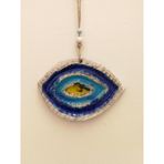 SUME Seramik Mini Göz Nazarlık Dekoratif Duvar Süsü 11x14 cm
