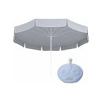 Sumedecor&Design 10 Telli Plaj Balkon Bahçe Şemsiyesi Eğilebilir 200 Cm Çap Bidon