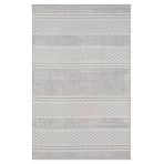 Sümer Sm009a Gri Beyaz Detaylı Halı Iskandinav Desen Dekoratif Modern Tozuyok 160 X 230 Grı