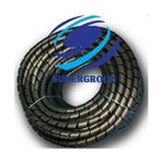 SUMERGROUP Helezonik Kablo Sarıcı Koruyucu Spiral 32 Mm 25 Mt Siyah