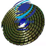 SUMERGROUP Kablo Sarıcı Taşıyıcı Spirali Siyah 17mm 50metre